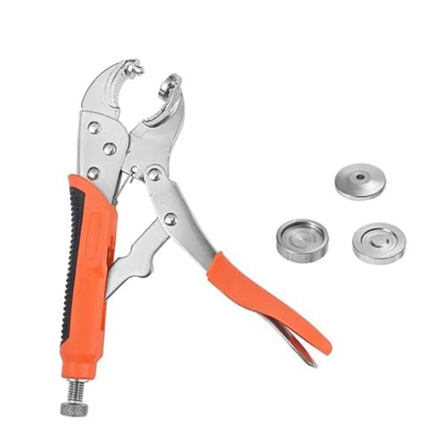 Uooduby Druckknopf-Werkzeugsatz mit 3 Matrizen, Metall-Druckknopfzange, Robust, Geeignet für die Installation/Den Austausch Von Leder-Druckknöpfen. Uooduby Druckknopf-Werkzeugsatz mit 3 Matrizen, Metall-Druckknopfzange, Robust, Geeignet für die Installation/Den Austausch Von Leder-Druckknöpfen. von Uooduby