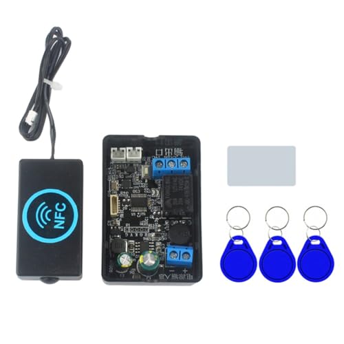 Uooduby Fingerprint-Zugriffssteuerung mit Fingerprint-Zugriff NFC Elektroschloss Relaismodul IC und NFC von Uooduby