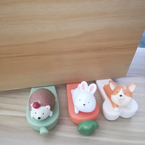 Uooduby Hasen-Türstopper Niedlicher Kleiner Tier-Türstopper Tier-Türstopper Türkeil Zuhause Geschenk von Uooduby