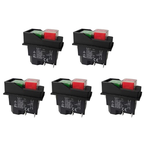 Uooduby KJD17 Elektromagnetischer Schalter für Gartengeräte, 220 V, 4-polig, 5 Stück Uooduby KJD17 Elektromagnetischer Schalter für Gartengeräte, 220 V, 4-polig, 5 Stück von Uooduby