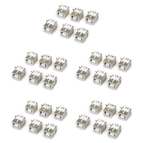 Uooduby Lot 30 StÜCk -USB-Anschlussbuchse Typ B Buchse Rechtwinklig Uooduby Lot 30 StÜCk -USB-Anschlussbuchse Typ B Buchse Rechtwinklig von Uooduby