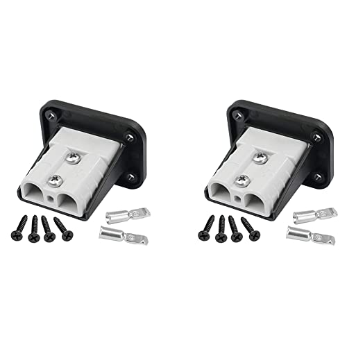 Uooduby Neuer Unterputz für Anderson Stecker 50 ein Stecker Satz Montagehalterung Panel Abdeckung ZubehöR für Caravan Boat Truck von Uooduby