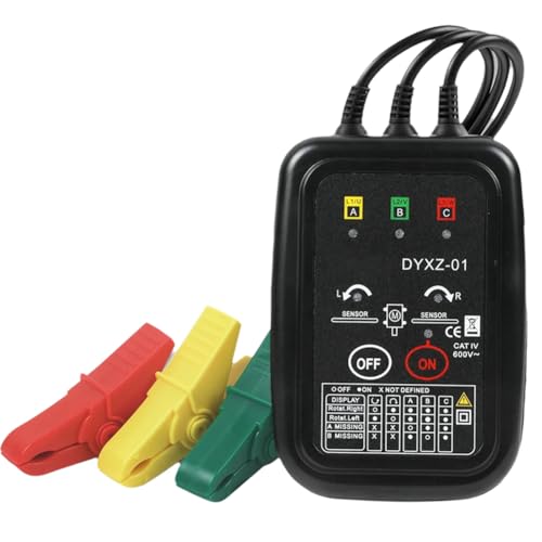 Uooduby Phasenmessgerät, Phasenfolgedetektor, Dreiphasen-Elektrogehäuse, Phasenfolgetabelle Uooduby Phasenmessgerät, Phasenfolgedetektor, Dreiphasen-Elektrogehäuse, Phasenfolgetabelle von Uooduby