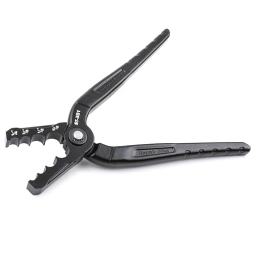 Uooduby ST301 Vielseitige runde Kupferrohr-Reparaturzange, runde und flache Verbundzange für schnelle Reparatur von Lecks von Uooduby