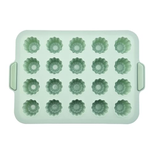 Uooduby Silikonform, Backform, Brotbackblech, Antihaftbeschichtete Kuchenform, Brotbackwerkzeug, Geleeform mit 20 Gittern Uooduby Silikonform, Backform, Brotbackblech, Antihaftbeschichtete Kuchenform, Brotbackwerkzeug, Geleeform mit 20 Gittern von Uooduby