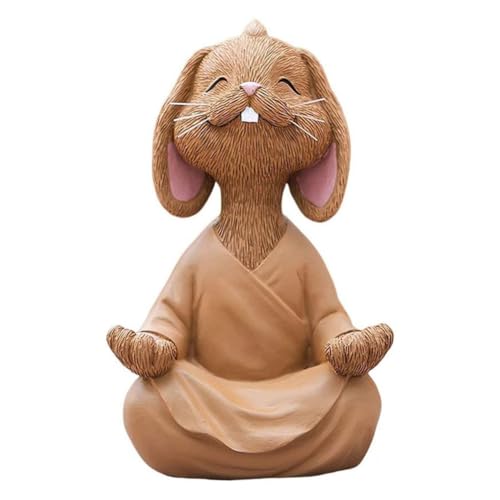 Uooduby Tierstatuen Tierskulpturen Yoga Wohnzimmer Gartendekoration Bonsai Desktop Ornamente Uooduby Tierstatuen Tierskulpturen Yoga Wohnzimmer Gartendekoration Bonsai Desktop Ornamente von Uooduby