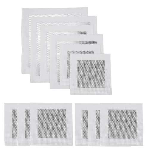 Uooduby Trockenbau Reparatur Set 12 StüCk Aluminium Wand Reparatur Patch Kit, 4/6/8 Faser Gewebe, Trockenbau Loch Wand Reparatur Patch Metall Patch von Uooduby