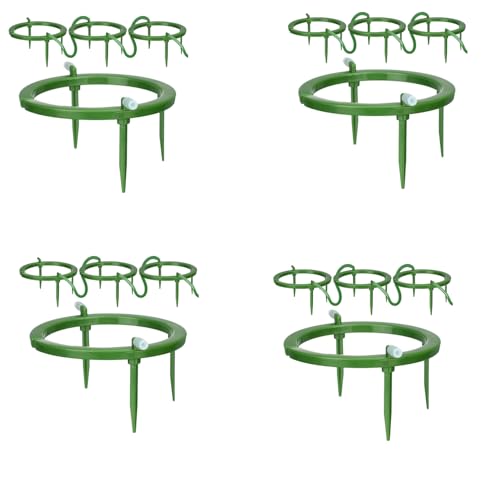 Uooduby Wasserring, 12,7 cm, 3 Beinstützen, Tropfring mit eingebautem 0,3 cm Widerhaken, 3 abnehmbare Heringe, 16 Stück von Uooduby