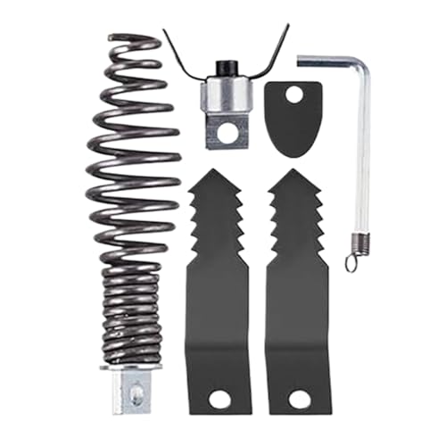 Uoqpty Abflussreiniger Kombinationsschneidkopf Set,Rohrreinigung Schneid Kombi Set | Verstopfungsentferner Werkzeug Für Haushalt Spüle Bad Küchenspüle Wartung von Uoqpty