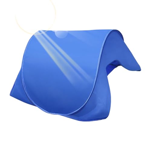 Uoqpty Head Sonnen,Zusammenklappbarer Baldachin | Tragbarer UV Schutz Für Erwachsene Kinder Camping Reisen Pool Picknick Outdoor von Uoqpty
