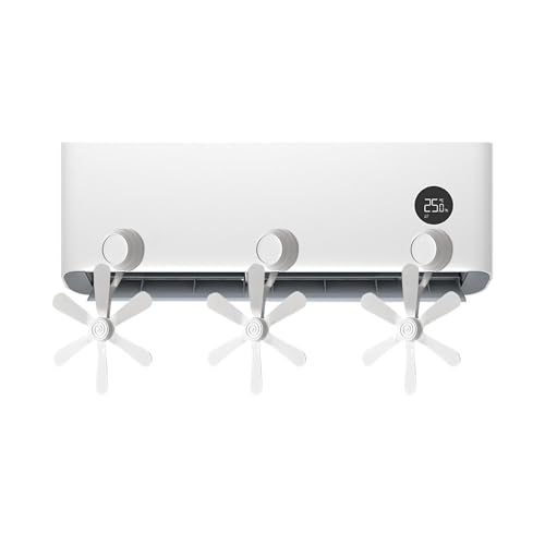 Uoqpty Klimaanlagen Luftabweiser | Saugnapf Klimaanlagen Windabweiser | Flexibel Verstellbare AC Windschutz Für Wohnheim Wohnung Gewerbe von Uoqpty