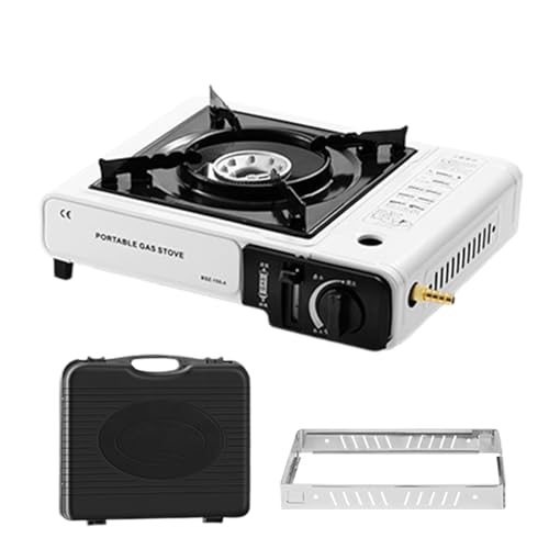 Uoqpty Tragbarer Campingkocher,Tragbarer Outdoor Kocher - Einzelnes Kleines Heizgerät Schnellaufheizend Für Küche Kochen Terrasse Wandern Nutzung von Uoqpty