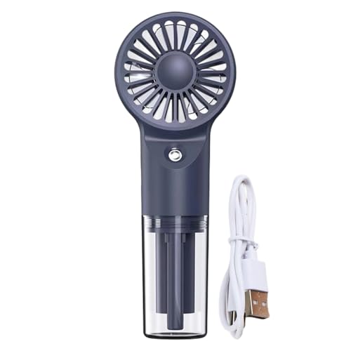 Uoqpty Tragbarer Nebelventilator | 4 Geschwindigkeitsstufen USB Handlicher Tragbarer Ventilator Mit Wassersprüher | Für Camping Reisen Zuhause Sommer Draußen Unterwegs Uoqpty Tragbarer Nebelventilator | 4 Geschwindigkeitsstufen USB Handlicher Tragbarer Ventilator Mit Wassersprüher | Für Camping Reisen Zuhause Sommer Draußen Unterwegs von Uoqpty
