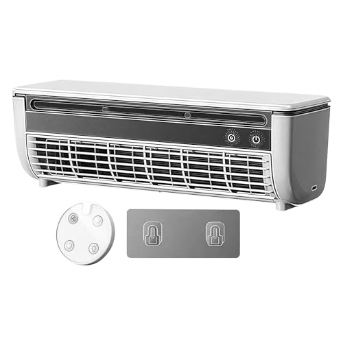 Uoqpty Tragbares Wandklimagerät - Küchen-Wandklimagerät Mit Kabelloser Aufladung - Leiser Ventilator Mit 3 Geschwindigkeiten Für Innenräume Im Sommer von Uoqpty