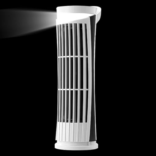 Uoqpty Turmventilator,Tragbarer Gebläse mit USB-Aufladung | Laufflächenloser Geräuscharmer Tisch-Turmventilator Mit LED Für Innenbereich Küche Garage Studio Wohnmobil Auto Schlafzimmer Uoqpty Turmventilator,Tragbarer Gebläse mit USB-Aufladung | Laufflächenloser Geräuscharmer Tisch-Turmventilator Mit LED Für Innenbereich Küche Garage Studio Wohnmobil Auto Schlafzimmer von Uoqpty