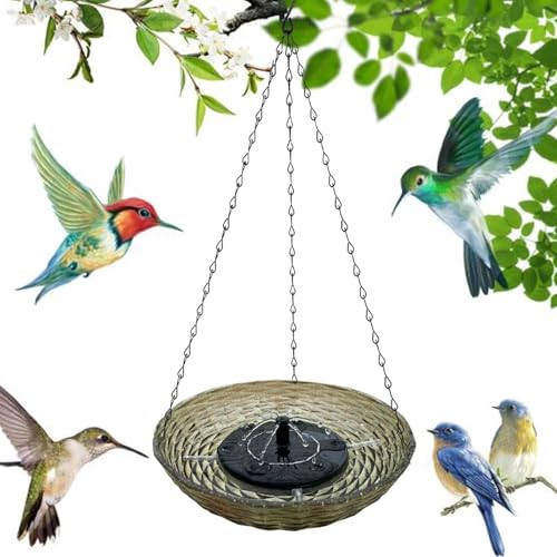 Uoqpty Vogeltränke Springbrunnen Solar Power - Hängende Vogeltränke Springbrunnen - Solar Springbrunnen Pumpe Kolibri Brunnen, Outdoor Vogeltränke Bubbler für Hof Garten Terrasse Uoqpty Vogeltränke Springbrunnen Solar Power - Hängende Vogeltränke Springbrunnen - Solar Springbrunnen Pumpe Kolibri Brunnen, Outdoor Vogeltränke Bubbler für Hof Garten Terrasse von Uoqpty