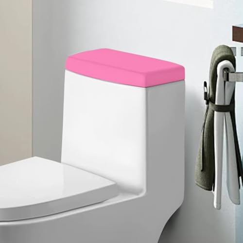 Uorisanigo Pinke WC-Tankabdeckungen, nur Stretch-Polyester, WC-Tank-Top-Abdeckung für Badezimmer mit elastischer Unterseite, maschinenwaschbar, staubfrei, passend für die meisten Standard-Tanks, 1 Uorisanigo Pinke WC-Tankabdeckungen, nur Stretch-Polyester, WC-Tank-Top-Abdeckung für Badezimmer mit elastischer Unterseite, maschinenwaschbar, staubfrei, passend für die meisten Standard-Tanks, 1 von Uorisanigo