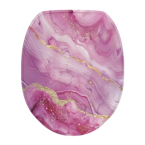 Uorisanigo Rosa Toilettensitzbezug, länglicher WC-Deckelbezug, nur für Badezimmer-Dekoration, schützende Ästhetik, Toilettensitz-Deckelbezug, passend für verschiedene Größen von Toilettendeckeln Uorisanigo Rosa Toilettensitzbezug, länglicher WC-Deckelbezug, nur für Badezimmer-Dekoration, schützende Ästhetik, Toilettensitz-Deckelbezug, passend für verschiedene Größen von Toilettendeckeln von Uorisanigo