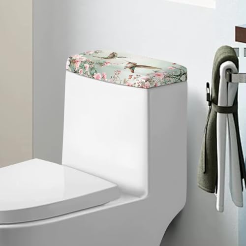 Uorisanigo WC-Deckelbezug, Kolibri, Frühling, WC-Tankabdeckung, universeller WC-Tank, Staubschutz, WC-Tankabdeckung für Badezimmer-Dekor, 2 Stück Uorisanigo WC-Deckelbezug, Kolibri, Frühling, WC-Tankabdeckung, universeller WC-Tank, Staubschutz, WC-Tankabdeckung für Badezimmer-Dekor, 2 Stück von Uorisanigo