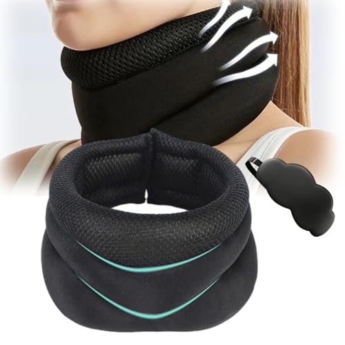 Neck Support Vitavix Schnarchen Schlafapnoe, Vitavia Nackenstütze, Gegen Schnarchen Halskrause Männer, Halskrause Mensch Nackenretter Ergonomische Unterstützung Cervicalstütze Für Nacken (Back) von Uornwz