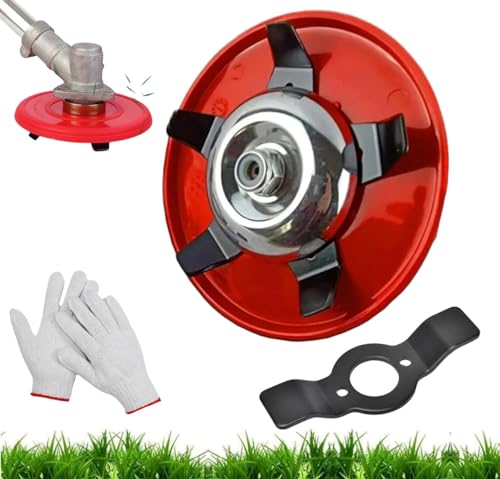 Universal Weeding Disc for String Trimmer, Multifunctional Trim Season Weeder Plate for Trimmer Blade Cutter, One Blade Replacement Heads, Trimming Tray for Trimmer Weeds Blade Cutter (1 Pc) von Uornwz