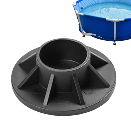 Uozonit Ersatz für Pool-Fußabdeckung, Pool-Endabdeckung mit Metallrahmen, Schutzabdeckung für den Basisdeckel | Abdeckung für Poolhalterung, Teile von Uozonit