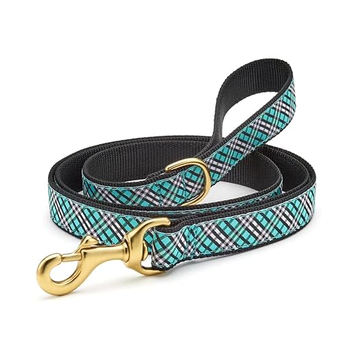 Aqua Plaid Lead 5 Large (1) Hundeleine von Up Country