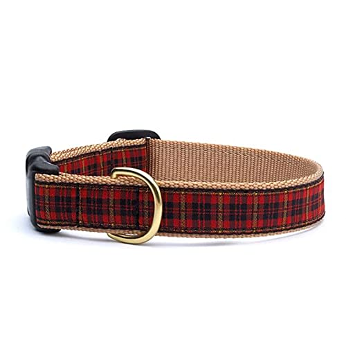 Up Country NRP-C-XL New Red Plaid Hundehalsband, Breit 1", XL von Up Country