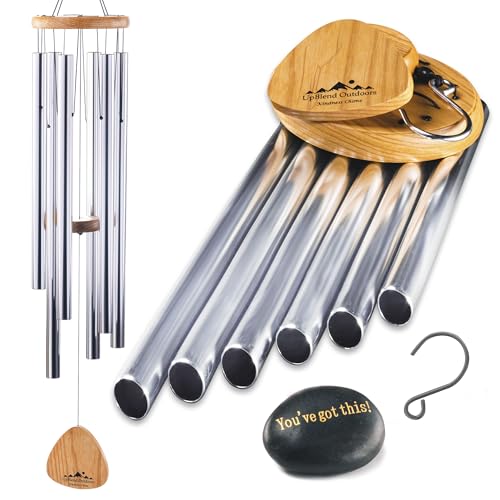 UpBlend Outdoors Wind Chimes for People who Like Their Neighbors 2 - an Amazing Addition to a Patio, Porch, Garden, or Backyard - 41" Total Length von UpBlend Outdoors