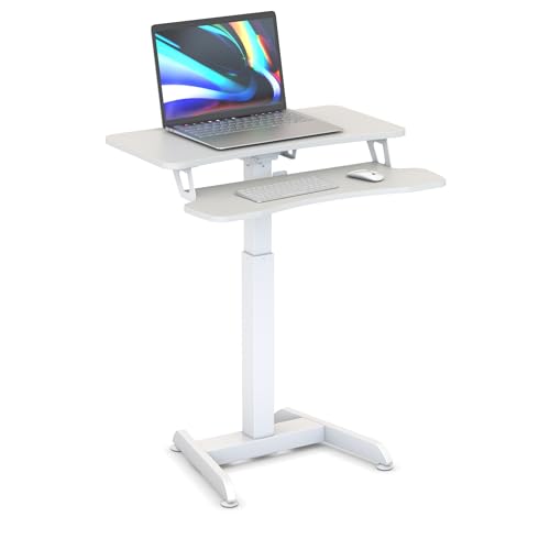 UpDesk Worktrainer High - Kleiner Höhenverstellbarer Schreibtisch - Gasfeder Bedienung - Höhe 80-122 cm - Breite 80 cm - Weiß UpDesk Worktrainer High - Kleiner Höhenverstellbarer Schreibtisch - Gasfeder Bedienung - Höhe 80-122 cm - Breite 80 cm - Weiß von UpDesk