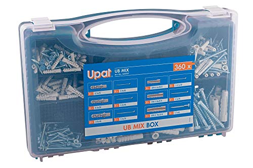Upat Box Spreizdübel UB MIX Box, Dübelbox mit 360 Teilen. Die Sortimentslösung für ein optimal abgestimmtes Befestigungssystem in fast allen Baustoffen. Upat Box Spreizdübel UB MIX Box, Dübelbox mit 360 Teilen. Die Sortimentslösung für ein optimal abgestimmtes Befestigungssystem in fast allen Baustoffen. von Upat