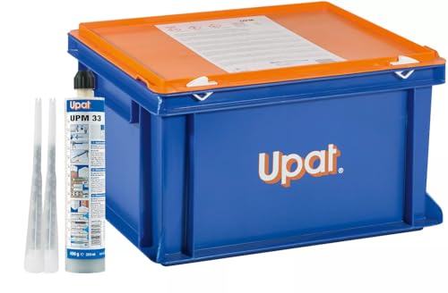 Upat Injektionsmörtel BOX UPM 33-300 HWK - Handwerkerkoffer mit 20x 300ml Kartuschen & 40x Statikmischer - Professionelle Verankerung Upat Injektionsmörtel BOX UPM 33-300 HWK - Handwerkerkoffer mit 20x 300ml Kartuschen & 40x Statikmischer - Professionelle Verankerung von Upat
