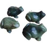 Frosch Jade Skulptur, Shona Steinskulptur, Schnitzstein, Schnitzstatue, Einzigartige Wohnkultur, Mehrere Größen Und Mengen von Updiversity