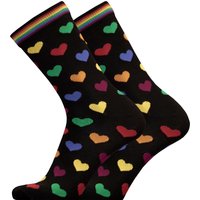UphillSport Socken "RAINBOW HEARTS 2er Pack", (2 Paar), mit niedlichen Herz-Prints von Uphillsport