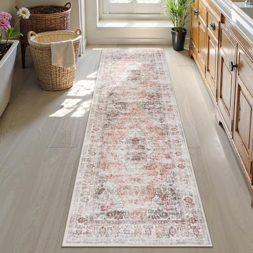Uphome Badezimmerläufer, Used-Look, Landhausstil, groß, rutschfest, waschbar, orientalisch, Retro, Boho, Badvorleger, Läufer für Badewanne, Waschbecken, Flur, 61 x 180,3 cm Uphome Badezimmerläufer, Used-Look, Landhausstil, groß, rutschfest, waschbar, orientalisch, Retro, Boho, Badvorleger, Läufer für Badewanne, Waschbecken, Flur, 61 x 180,3 cm von Uphome