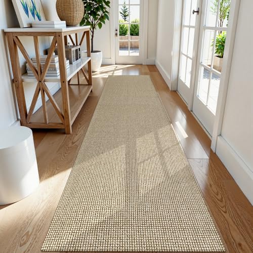 Uphome Küchenläufer, waschbar, Boho-Teppich, Läufer für Flur, rutschfest, niedriger Flor, gewebte Baumwolle, moderner Teppichläufer, schmutzabweisend, Schlafzimmerläufer für Flur, Eingangsbereich Uphome Küchenläufer, waschbar, Boho-Teppich, Läufer für Flur, rutschfest, niedriger Flor, gewebte Baumwolle, moderner Teppichläufer, schmutzabweisend, Schlafzimmerläufer für Flur, Eingangsbereich von Uphome