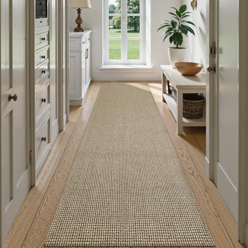 Uphome Küchenläufer, waschbar, Boho-Teppich, Läufer für Flur, rutschfest, niedriger Flor, gewebte Baumwolle, moderner Teppichläufer, schmutzabweisend, Schlafzimmerläufer für Flur, Eingangsbereich Uphome Küchenläufer, waschbar, Boho-Teppich, Läufer für Flur, rutschfest, niedriger Flor, gewebte Baumwolle, moderner Teppichläufer, schmutzabweisend, Schlafzimmerläufer für Flur, Eingangsbereich von Uphome