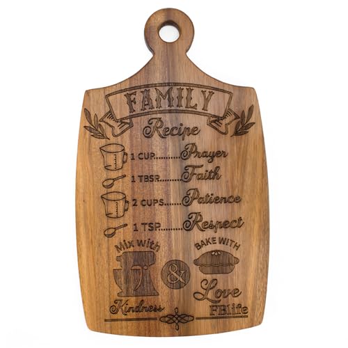 Holzschneidebrett mit Griff Vintage Charcuterie Boards Käse -Servierplatte für Fleisch, Brot, Gemüse und Obst 7, 1 x 14 Zoll Holzschneidebrett mit Griff Vintage Charcuterie Boards Käse -Servierplatte für Fleisch, Brot, Gemüse und Obst 7, 1 x 14 Zoll von Upiulote
