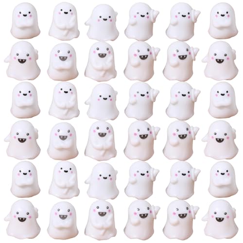 Upiulote 30pcs Geisterperlen niedliche Mini -Geister -Figuren Harz Cartoon Halloween Perlen für Schmuck Herstellung von DIY -Armbändern Halsketten Bastelmittel Zufallsstil Upiulote 30pcs Geisterperlen niedliche Mini -Geister -Figuren Harz Cartoon Halloween Perlen für Schmuck Herstellung von DIY -Armbändern Halsketten Bastelmittel Zufallsstil von Upiulote