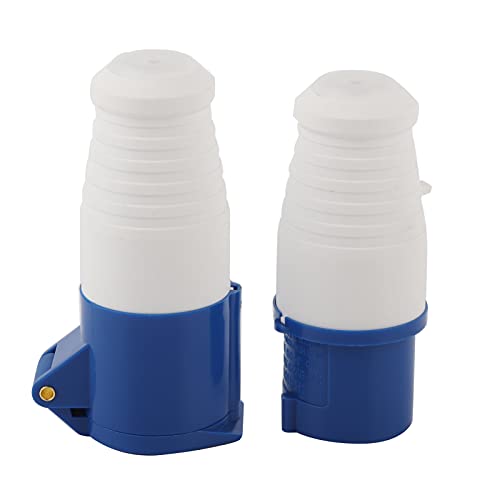 Uplory 2Pcs Industrial Power Plug,3 Pin 1 Phase Industrial Connector Explosion Proof 16A 3 Hole 220 to 250V von Uplory