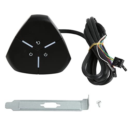 Uplory PC Power Dual Power Switch, robustes haltbares ABS -Desktop -Computerschalter für Desktop -Computer mit Kabeln Home Office Uplory PC Power Dual Power Switch, robustes haltbares ABS -Desktop -Computerschalter für Desktop -Computer mit Kabeln Home Office von Uplory