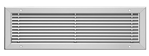 Linear-Lamellengitter Aluminium 170 x 70 mm Lüftungsgitter von Upmann