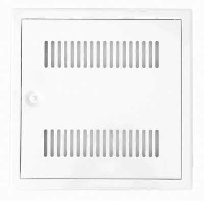 Revisionstür Softline weiß mit Lüftungsschlitzen und Vierkantverschluss 30 x 30 cm Revisionstür Softline weiß mit Lüftungsschlitzen und Vierkantverschluss 30 x 30 cm von Upmann