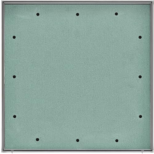 UPMANN Revisionsklappe Vario-Star Revisionstür GK-Einlage 400x400mm Gipskarton Alu Rahmen Revision Wartungstür Wartungsklappe Wartung Reinigungsklappe Wartungsöffnung Feuchtraumgeeignet Trockenbau von Upmann