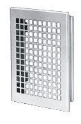 Upmann Lüftungsgitter 25x25cm mit Fliegenschutz weiß 56291 von Upmann