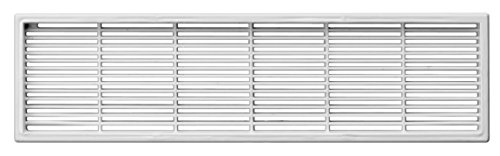 Upmann Möbellüfter rechteckig 240x62mm weiß 66253 2er Set von Upmann
