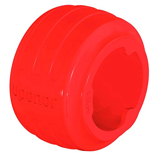 Q&E Evolution Ring, 20 mm, konisch, für einfaches Einführen in das Rohr, verstärkte Endkappen, ergonomisches Design mit Maßkennung, Rot (Referenz 1058011) von Uponor