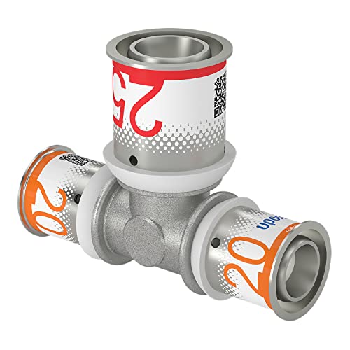 Uponor S-Press PLUS MLC T-Stück reduziert 20 x 25 x 20mm Uponor S-Press PLUS MLC T-Stück reduziert 20 x 25 x 20mm von Uponor