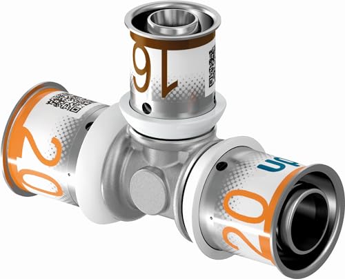 Uponor S-Press PLUS MLC T-Stück reduziert 20x16x20mm von Uponor