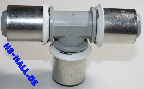 Uponor T von Press bestehend aus MLC 25? 25? 25 PPS-Kunststoff. von Uponor